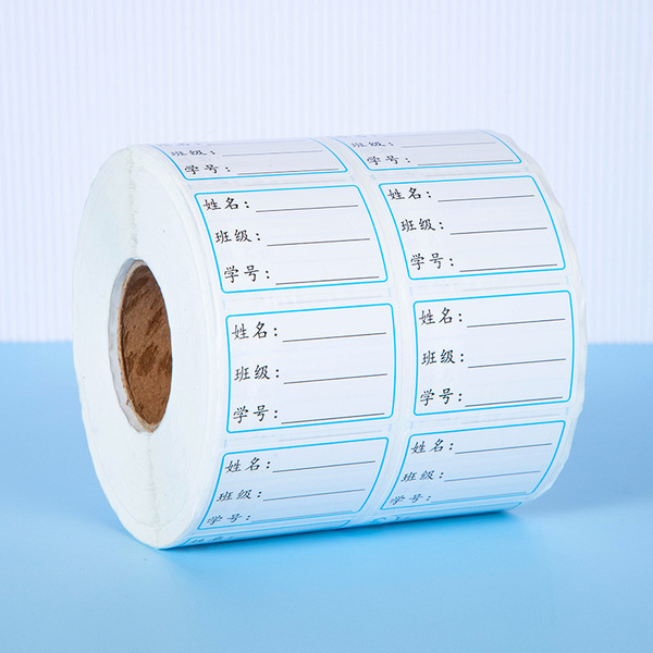 Waterproof children's name sticker for students