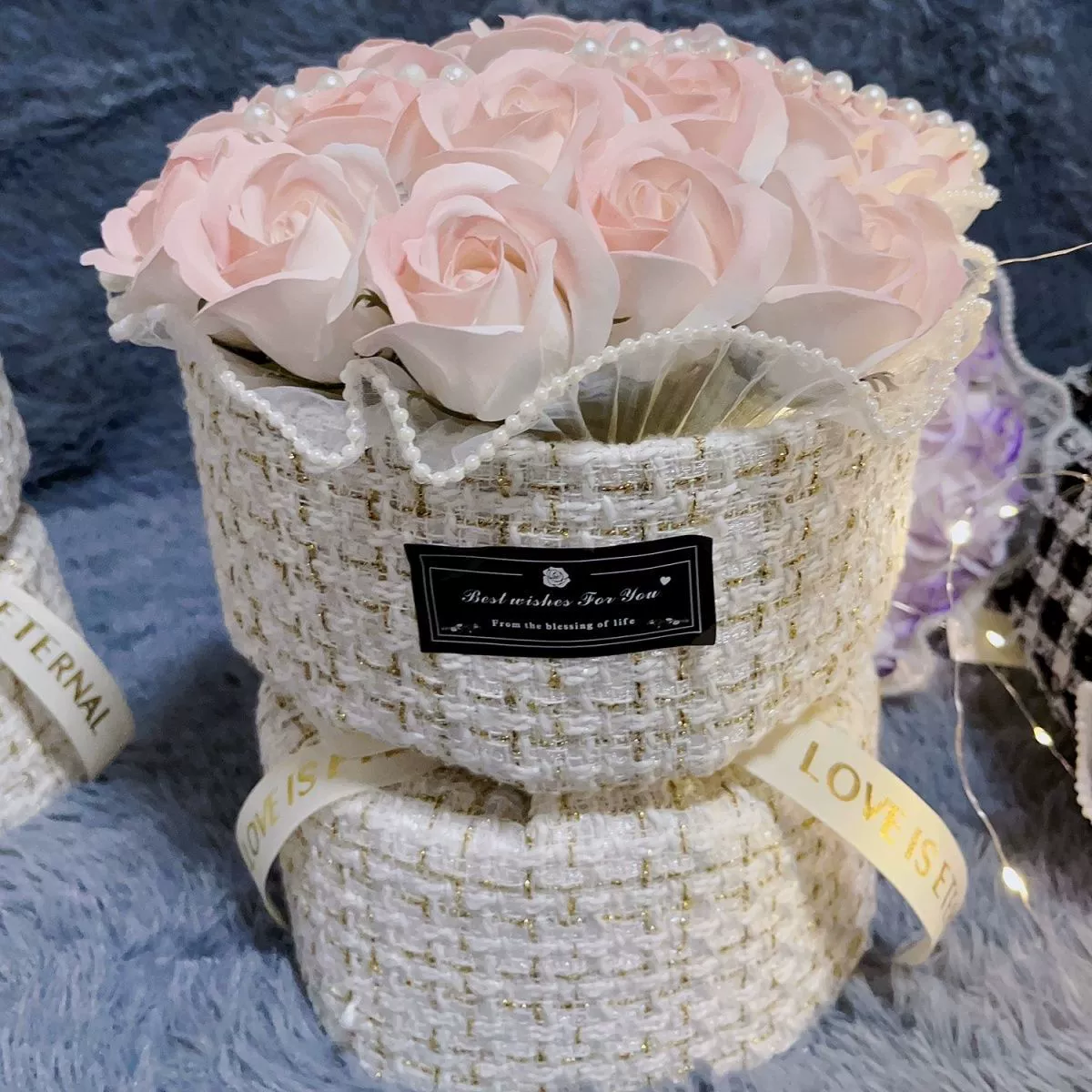 Новогоднее цветочное мыло содержит розу, подарок на день рождения, стиль Chanel