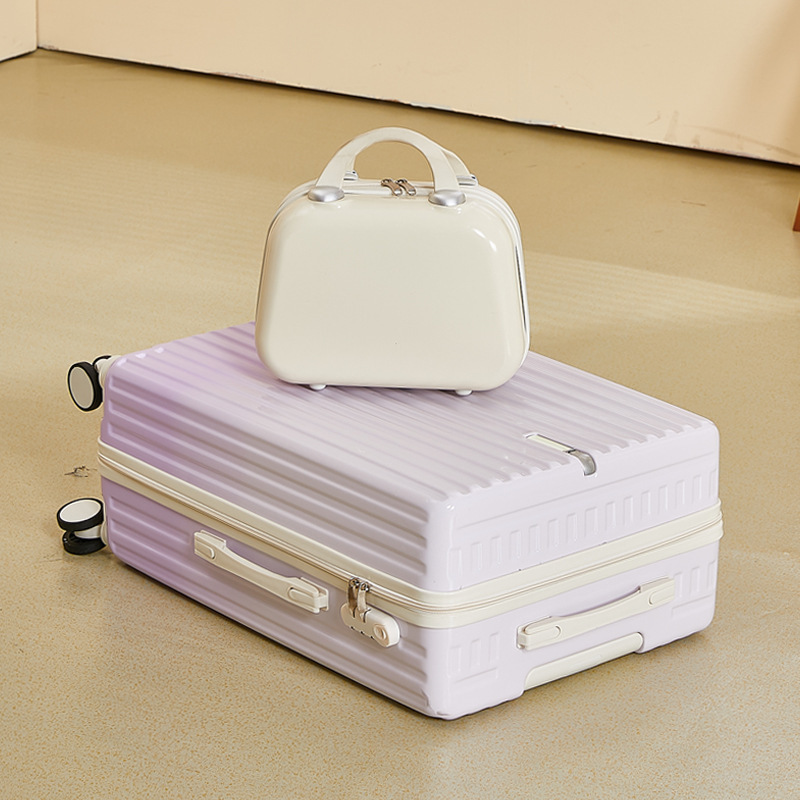 [Fábrica de selección estricta] Gradiente maleta para mujeres de alto valor de 24 cajas de tracción de viaje de 20 pulgadas caja de contraseña de embarque