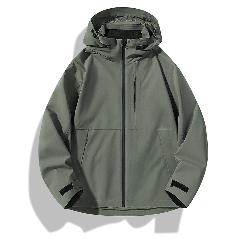 2026 New Men's Hooded Jacket, Loose Casual Detachable Hood Coat, Spring and Autumn Thin Windproof Jacket for Men 2026 New Men's Hooded Jacket, Loose Casual Detachable Hood Coat, Spring and Autumn Thin Windproof Jacket for Men