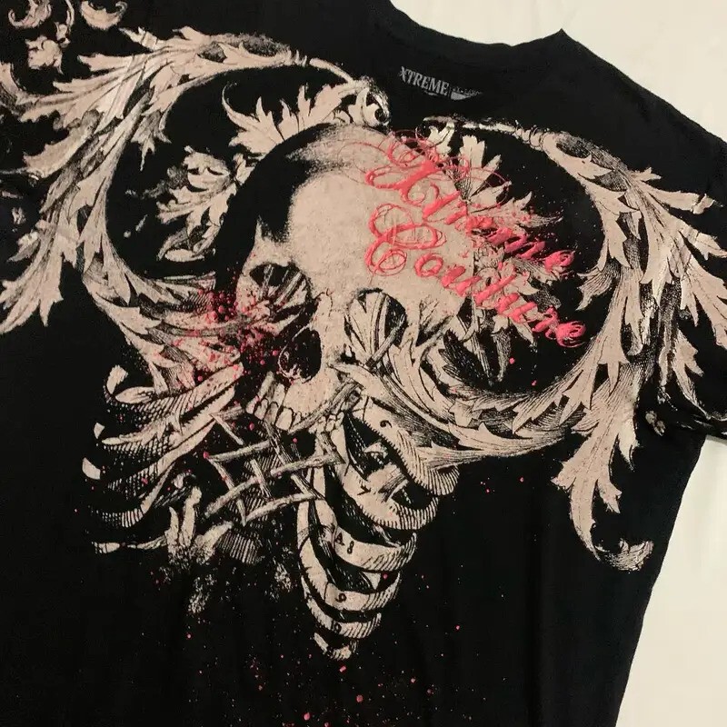 Urban Legend Graphic T-Shirt for Men, Large Size, Grand Chong Skull Wings, New Fashion Style Urban Legend Graphic T-Shirt for Men, Large Size, Grand Chong Skull Wings, New Fashion Style
