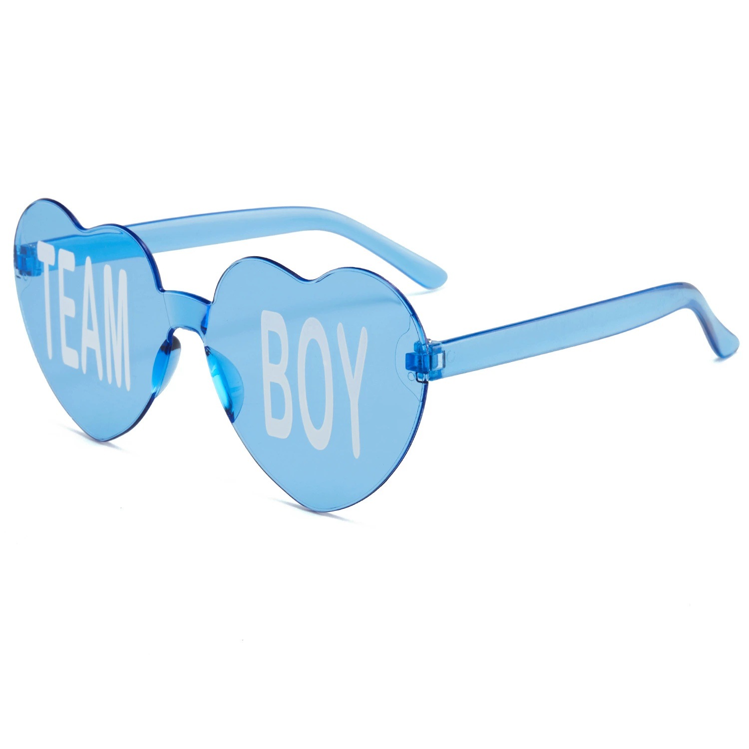 Gafas de revelación de género para fiestas de bautismo o amor, personalizables, venta transfronteriza