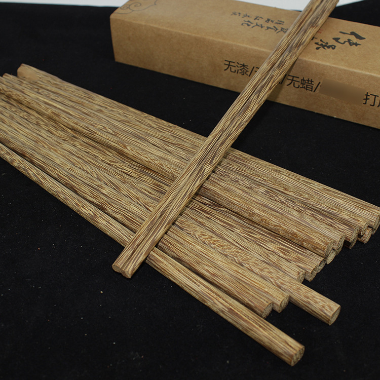 红木筷子批发 鸡翅木木筷子无漆无蜡无上色 包装10双版