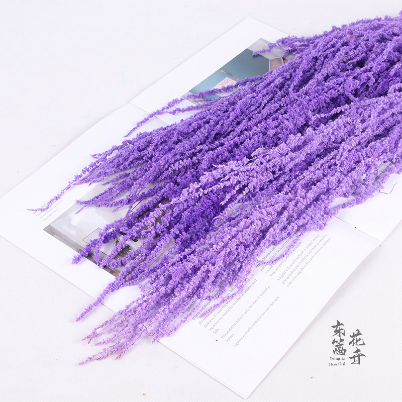 Arroz colgante de vida eterna, flores colgantes de Roulisi, flores reales, flores perpetuas, arreglos florales de boda, decoración de paredes, flores secas tridimensionales al por mayor