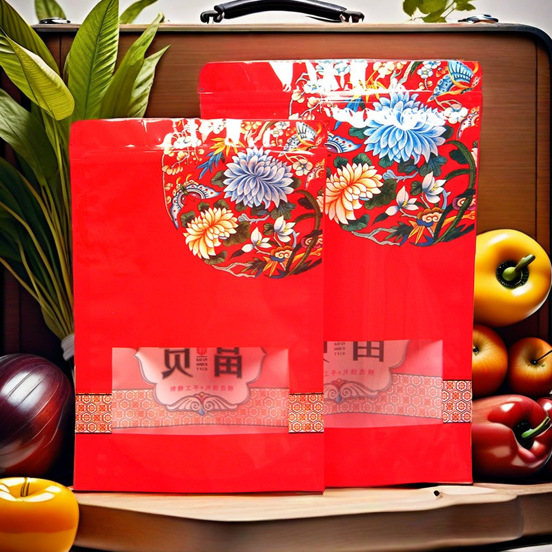 新年礼品袋富贵吉祥包装袋白糖红糖袋干果花生瓜子红枣过年食品袋