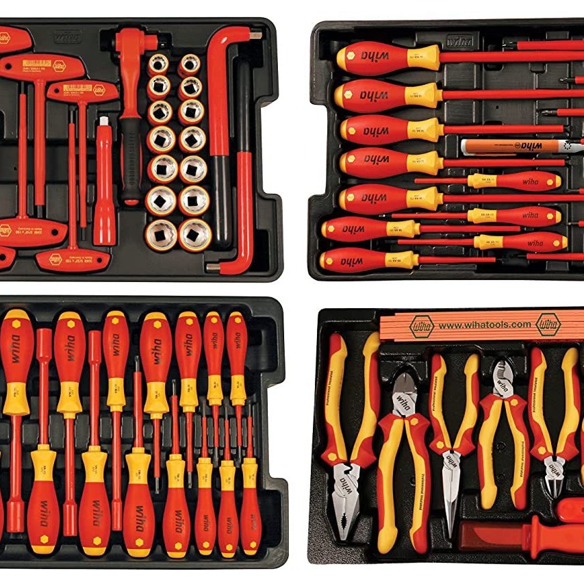 Juego de herramientas de aislamiento de 1000V combinación de herramientas de electricista llave de destornillador multifunción