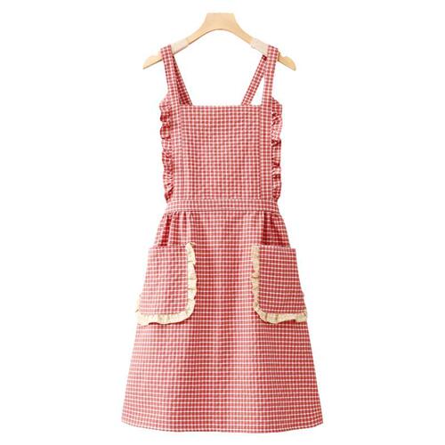 Apron workwear pure cotton kitchen home use 2025 new model popular commercial restaurant dedicated cooking custom menu