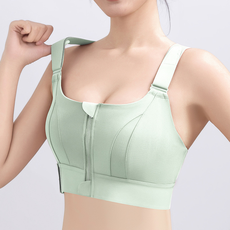 Explosiones de comercio exterior nuevas cremallera delantera velcro ajustable ropa interior deportiva de alta resistencia a prueba de choques para correr image 12