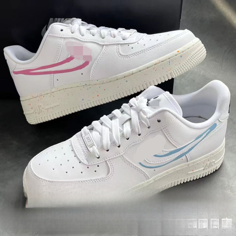 莆田鞋AF1空军一号zoom气垫四金钩男女板鞋小麦色纯白马卡龙|undefined