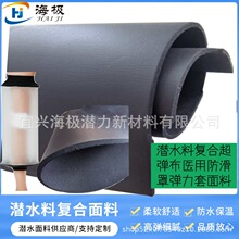 跨境CR光皮潜水料复合超弹布医用防水弹力保护套面料氯丁橡胶布