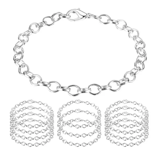 Cross-border Hot European and American Thick Chain Cuban Alloy Bracelet Distinctive Fashion DIY Bracelet Jewelry Accessories Bracelet