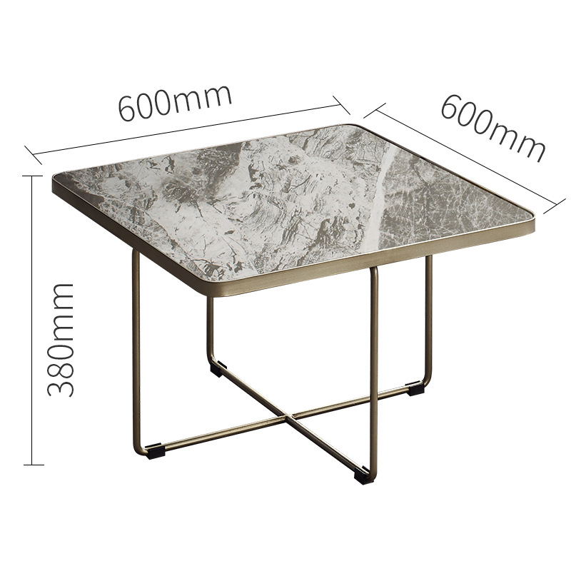 쇼트 커피 테이블/이탈리안 그레이/길이 60*가로 60*높이 38cm