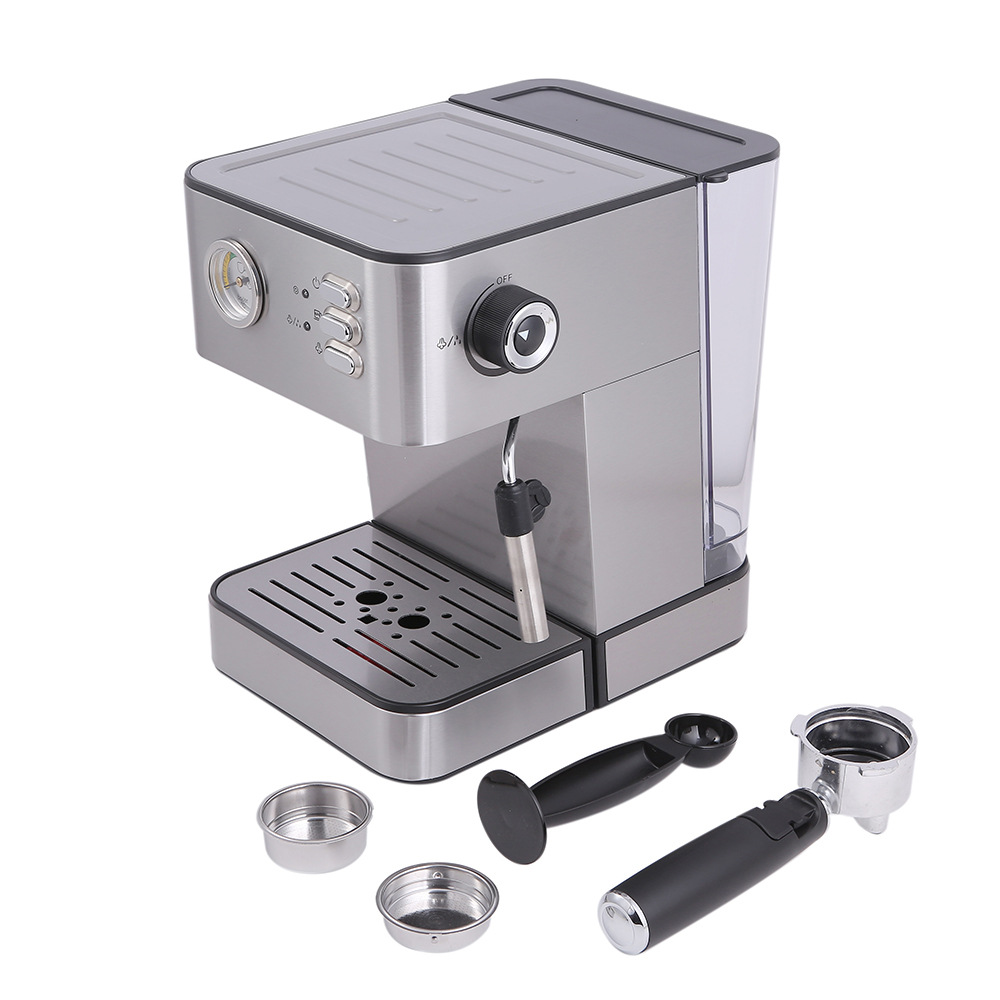 850W 20bar multifunción semiautomática máquina de café espresso de espuma de leche de vapor de alta presión concentrado