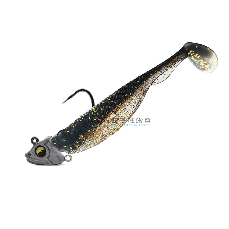 Small Paddle Tail Fishing Lure 35mm 5g Soft Baits Fresh Water Bass Swimbait Tackle Gear