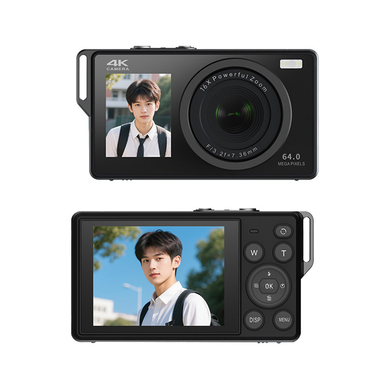 ccd カメラデジタルホーム 4k 高精細デジタルカメラエントリーレベル学生高精細ビデオビューティーカードカメラ