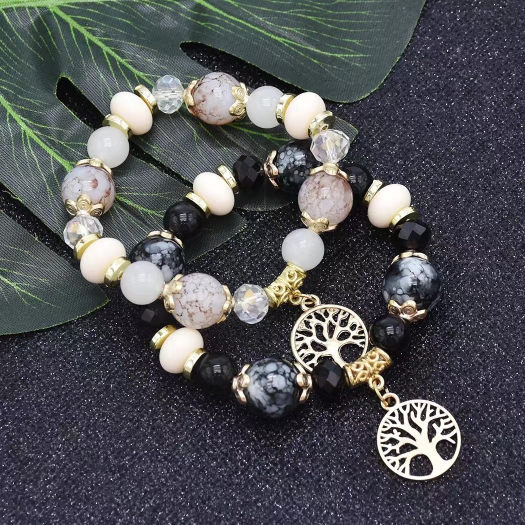 Fashion Tree Glass Beaded Womenu0027S Bracelets 1 Piece