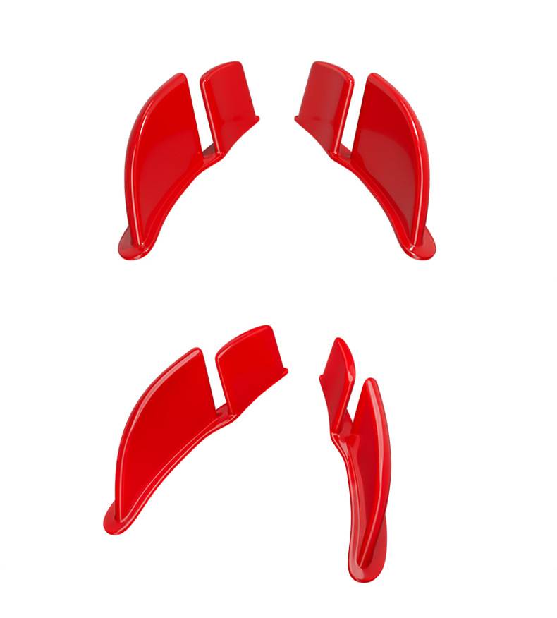 Suitable for Kawasaki Zx-6R Zx-636 Rear Wing 2019-2026 Rear Hump Air Side Wing Rear Gp Wind Wing
