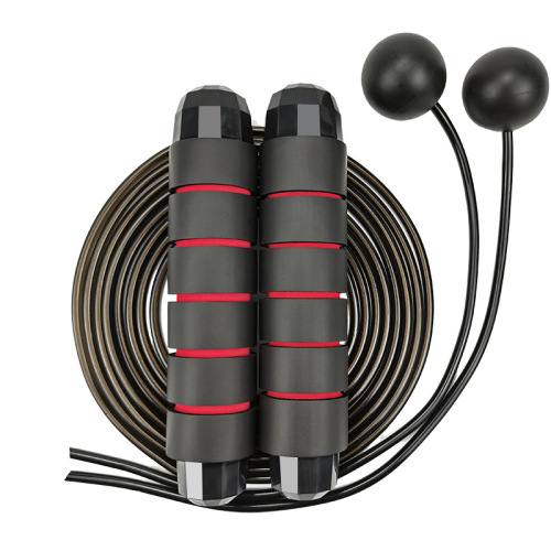 Cross-border Amazon steel wire wireless skipping rope two-in-one fitness training sports equipment bearing weight skipping rope