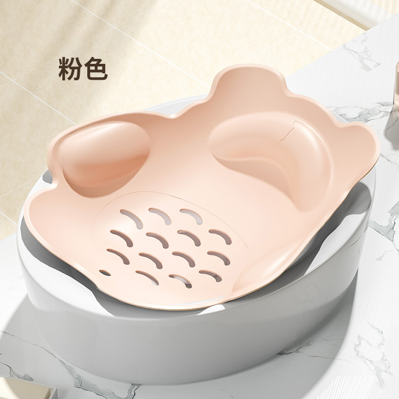 Bebé recién nacido baño artefacto para recién nacido para reclinar lavabo portátil para bebés bañera de protección de cintura para madre bañera