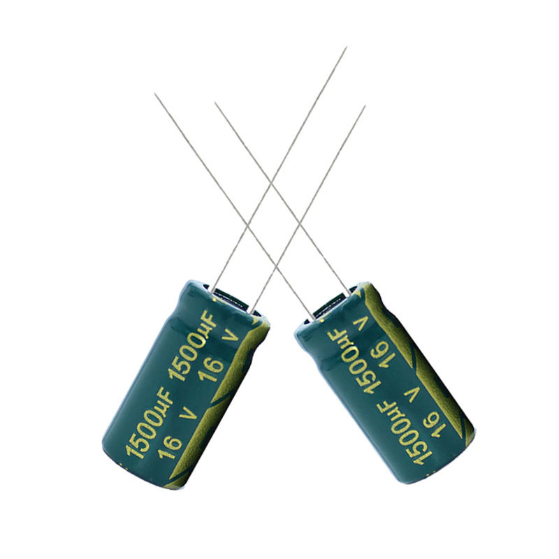 Electrolytic Capacitor Manufacturer 16V1500UF 10*17mm High Frequency Low Impedance Power Adapter SMT Insertion