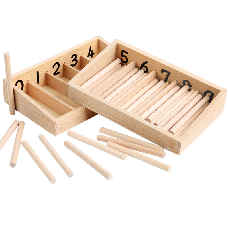 Material didáctico Montessori ropa familiar de madera Material didáctico Montessori ropa familiar caja de husillo Montessori Kindergarten