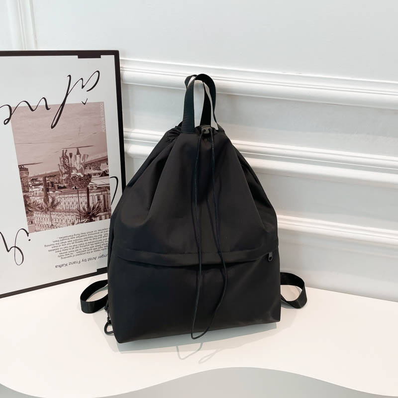 Nuevo diseño de nicho, mochila de viaje para estudiantes, todo fósforo, ocio, mochila con cordón de gran capacidad, bolsa de yoga deportiva