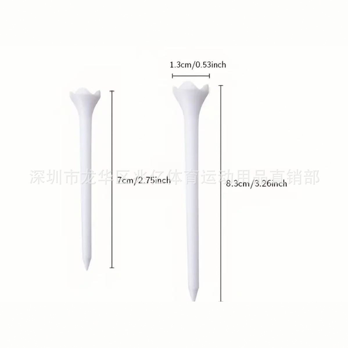 Cross-Border Popular Golf Ball Holder Four-Claw Plastic Ball Spikes 70/83mm Wear-Resistant and Stable Support Ball Tee