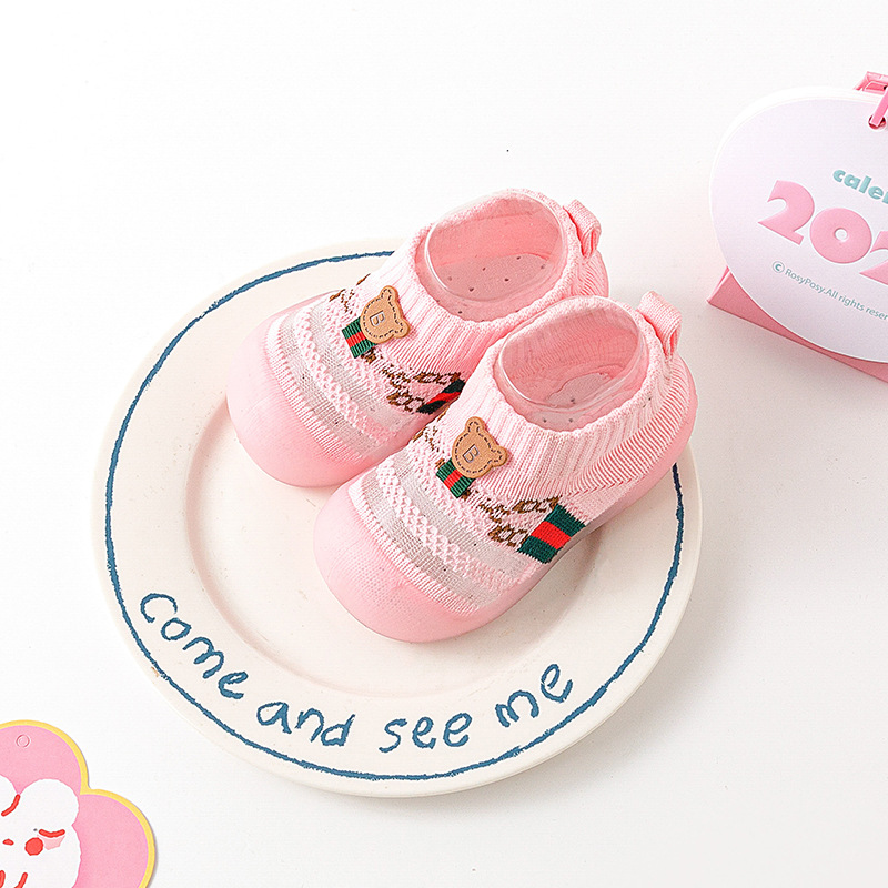 2024 primavera y verano zapatos para niños pequeños con suela suave antideslizante malla transpirable zapatos de piso de verano para niños zapatos de hielo