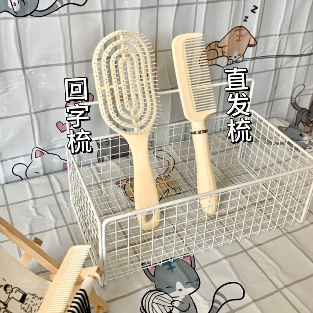 Peine esponjoso, peine de colchón de aire, peine de cabello rizado, peine de tubo de cabello largo especial para mujer, peine de masaje doméstico para mujer, peine de costillas