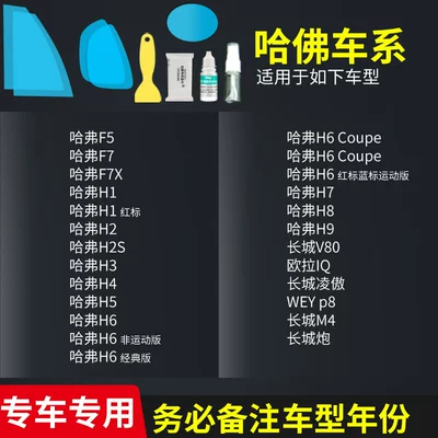 Rain-Proof Film, Car Window Anti-Fog – Rearview mirror rainproof sticker - all-haval-series-a-complete-set-of-5-pieces-remark-model-year