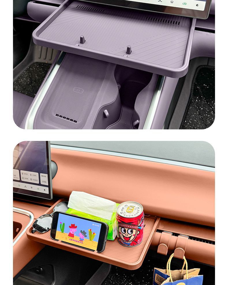 Car Table Board Suitable for 26 Models of Leapmotor C10/C16, Front Passenger Table Board, Car Hook, Central Control Storage Box