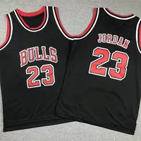 Детская детская баскетбольная майка Bulls 23 Jordan 33 Papon 91 Rodman Американская вышивка