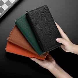 精致高档拉链多功能卡包证件卡套防消磁大容量多卡位卡包钱包男女