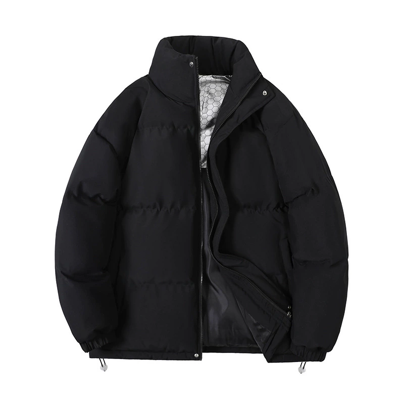 富线 Winter retro down jacket for men and women, for beloved, loose fit, increased thickness