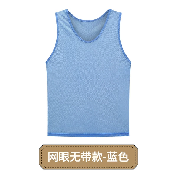 Mesh strapless model-blue