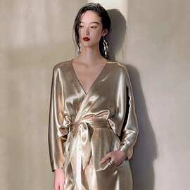 【1006人好评】新中式晨袍婚礼敬酒服新娘洋装夏订婚礼服高端轻奢