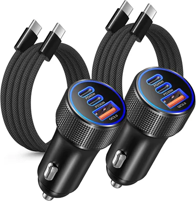 Mobil şarj cihazları A+C Metal Material Super - 2c1a-black-two-lines