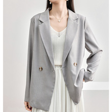 2025年春夏新款韩范高级订单西装外套女气质显瘦长袖职业小西服