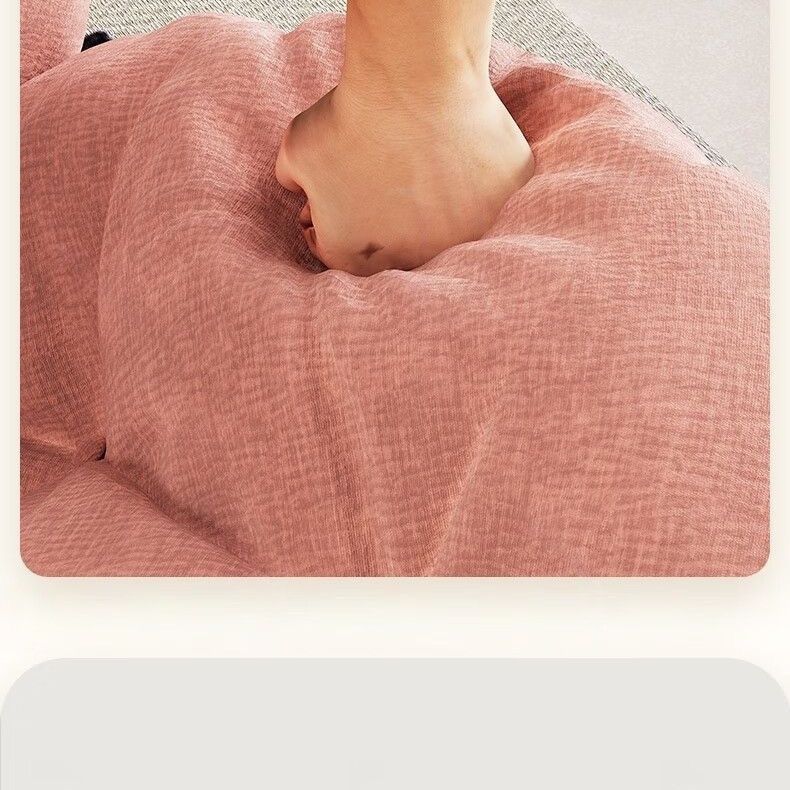 Cream baby rocker for adults for sleep, sofa for home use 3