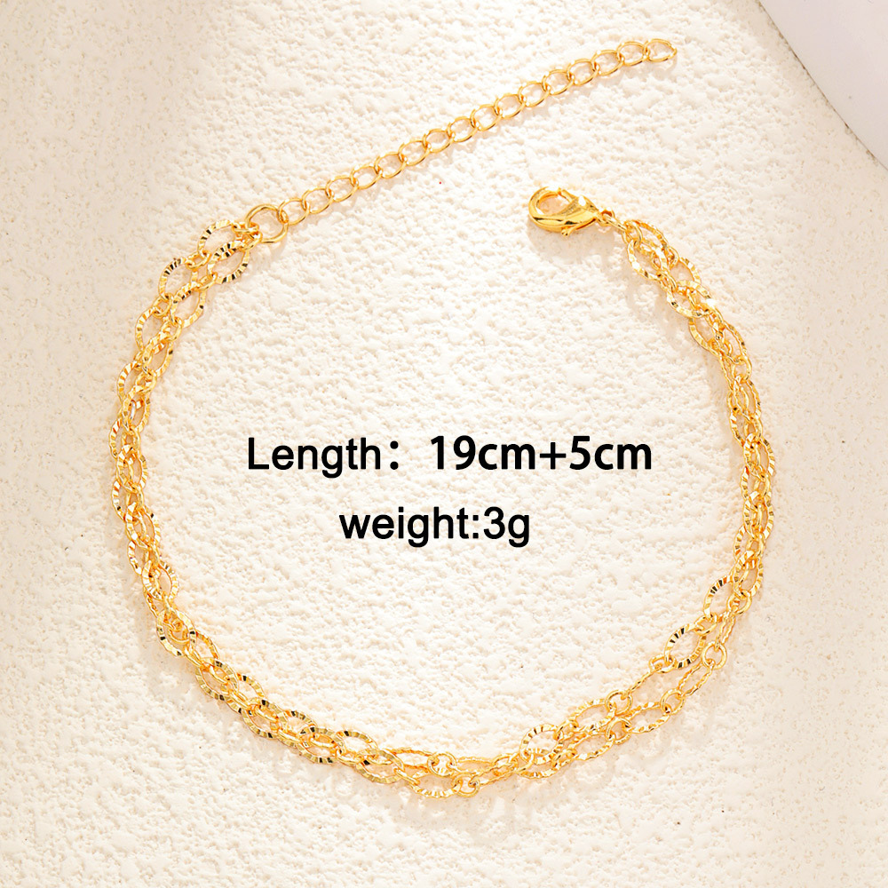 Copper Material Copper Inlay Geometric Heart Shape Zircon Bracelets
