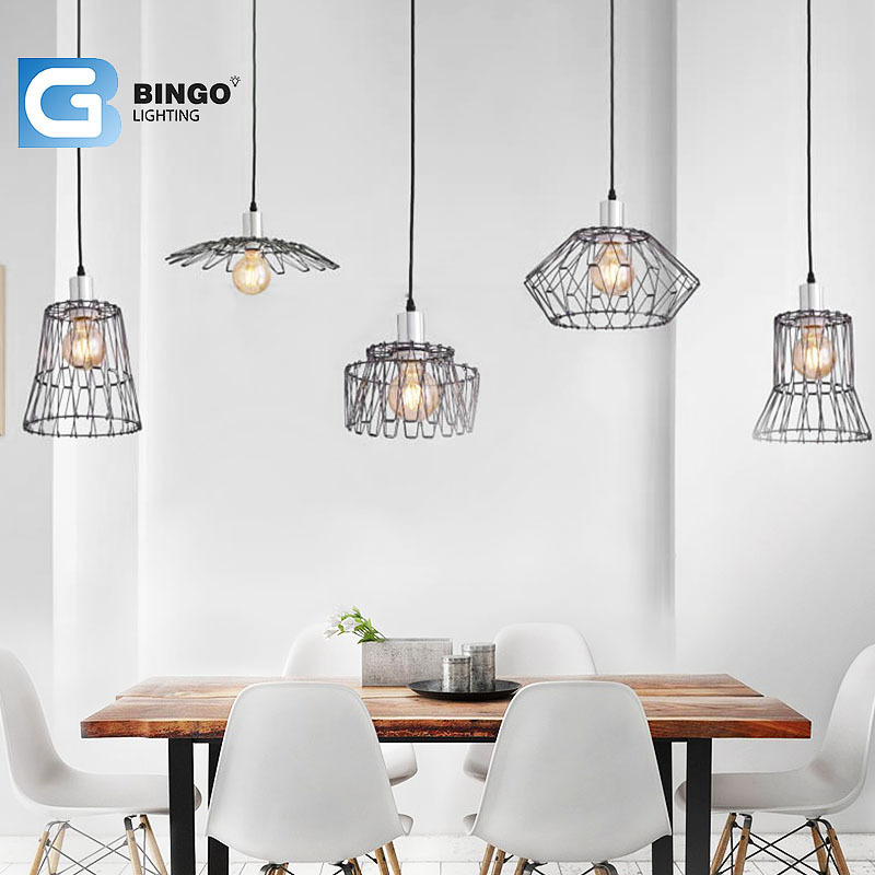 American retro transformation lampshade dining room lamp chandelier bedroom bedside stairs atmosphere small chandelier lamps lighting