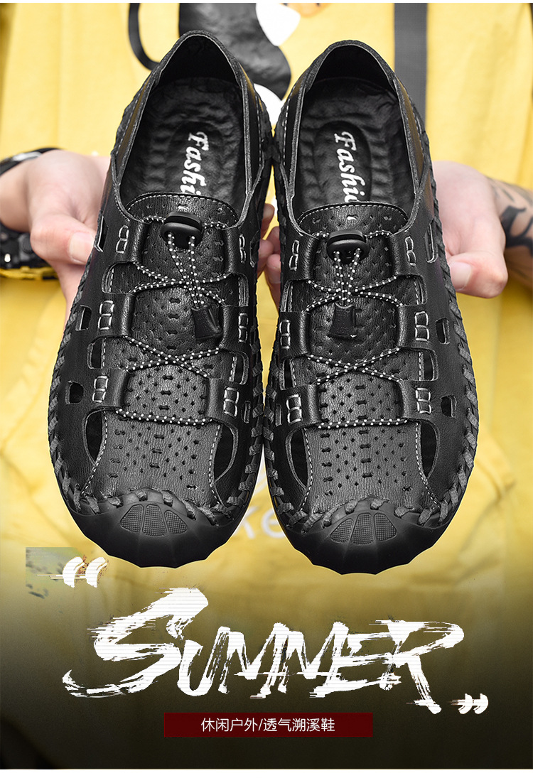 Genuine Leather Sandals 7