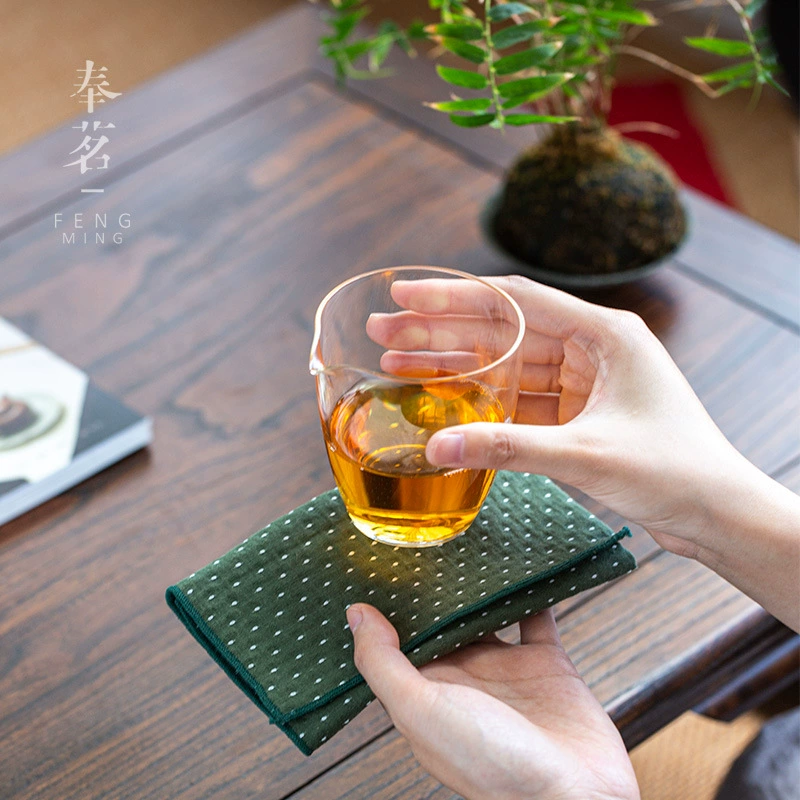 Хлопково-льняные абсорбенты для кухонных полотенец, элитные Zen полотенца, аксессуары для чайной церемонии кунг-фу, скатерти для чаепития, полотенца и тряпки для кастрюль