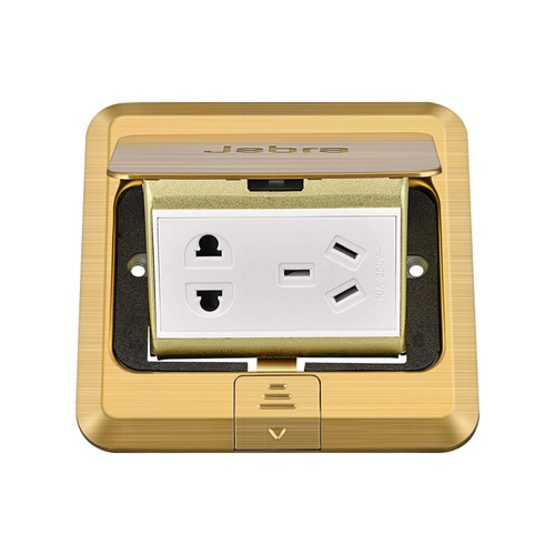 Manufacturer wholesale stainless steel floor socket waterproof five-hole floor socket full copper surface hidden computer network floor socket