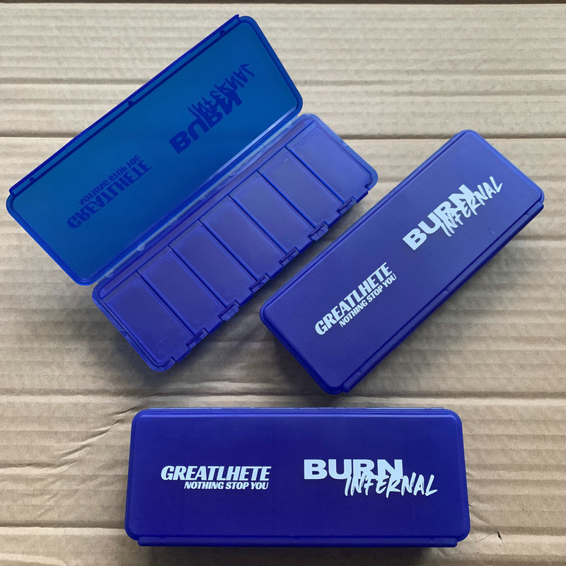 带盖子7格一周医药盒 翻盖7格一星期医药盒 一周7格药盒 1周药盒