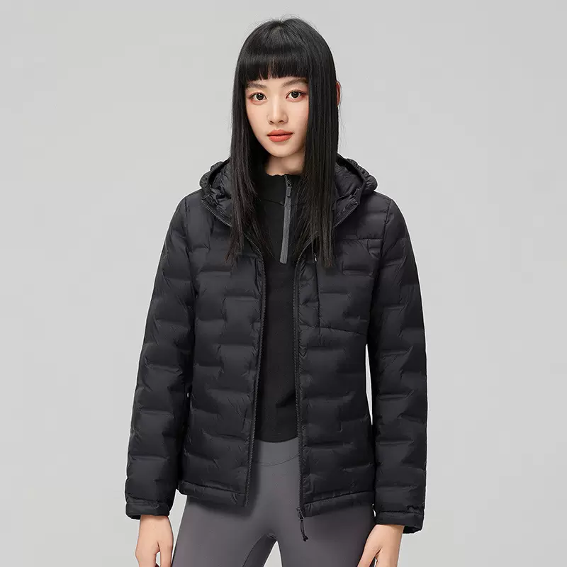 轻薄羽绒服女秋冬连帽90绒轻暖时尚短款百搭男女户外运动羽绒外套