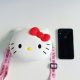 Silicone Bag Women's 2024 New Cartoon Mobile Phone Bag Mini Shoulder Crossbody Bag Cat Head Satchel Children's Coin Purse