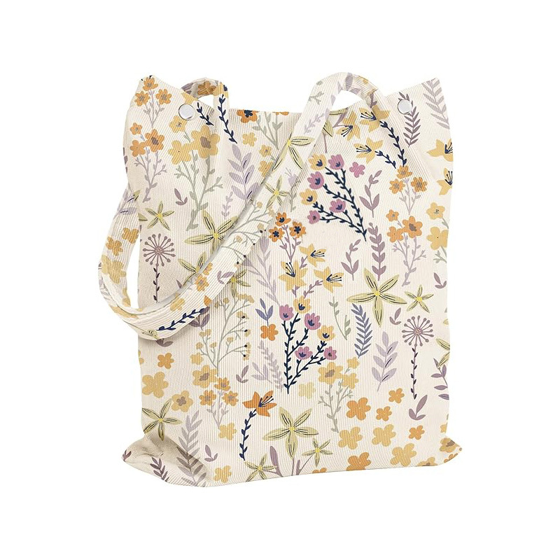 Bolsa de moda impresa de velcro para mujeres, bolso de transporte diario, bolsa de viaje portátil