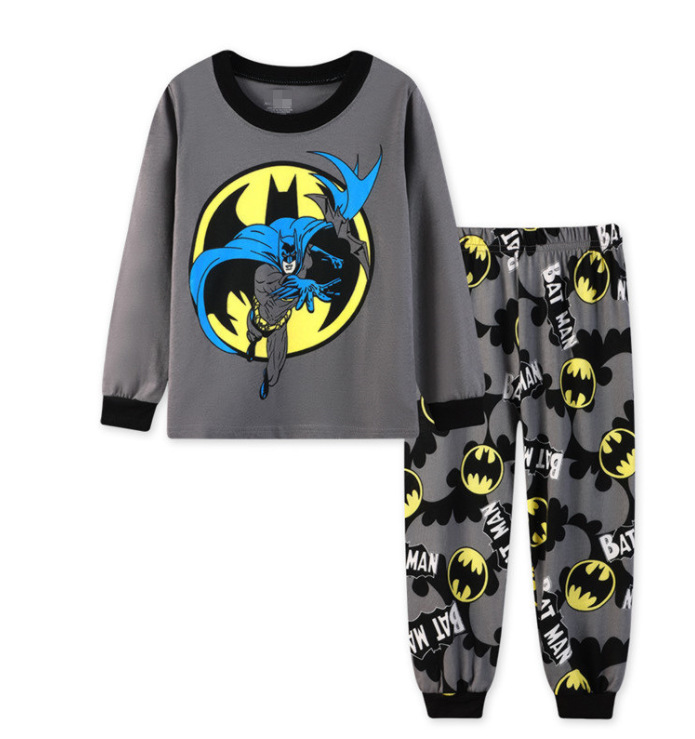 Traje de desgaste para el hogar para niños europeo y americano Otoño e Invierno ropa para niños nueva ropa interior para niños y niñas pijamas de dibujos animados para bebés al por mayor