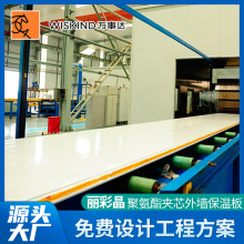 聚氨酯夹芯外墙保温板彩钢复合板装饰一体保温管防火防火A级